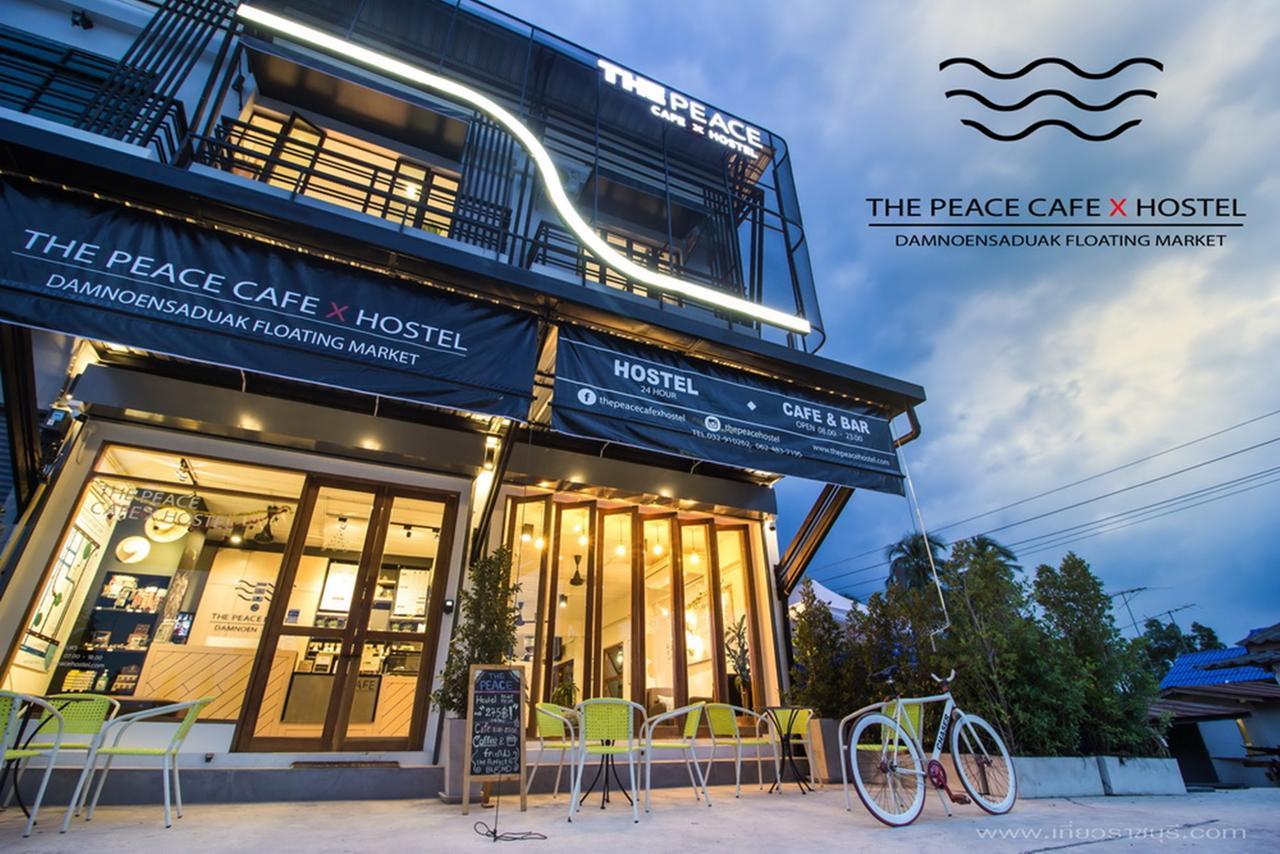 The Peace Hostel Damnoen Saduak Exterior photo